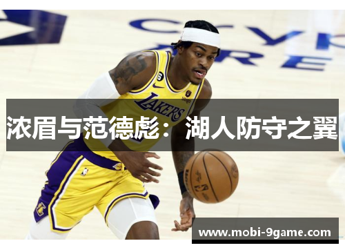 浓眉与范德彪：湖人防守之翼